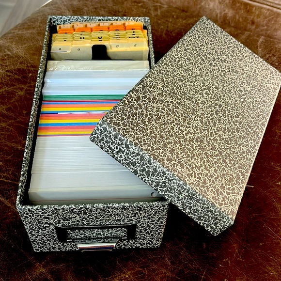 Index Card File Box NWT - Picture 1 of 8